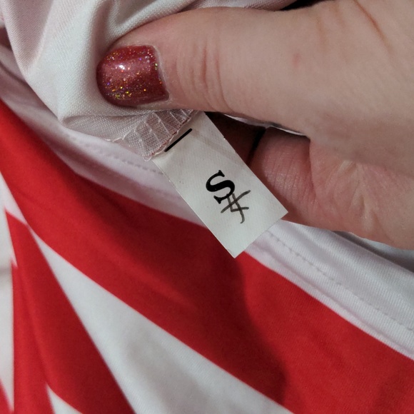 red and white striped long sleeve shirt small with where is Waldo glasses - Picture 4 of 5